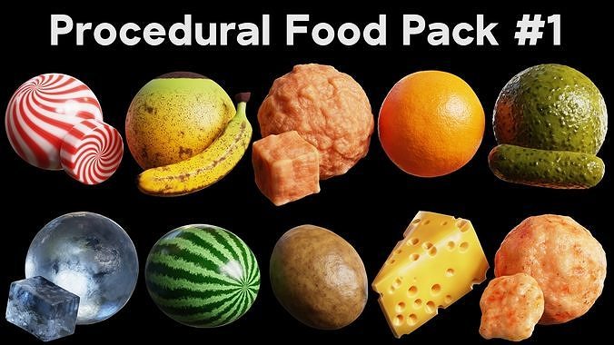 Blender Procedural Food Pack 1 Texture 4