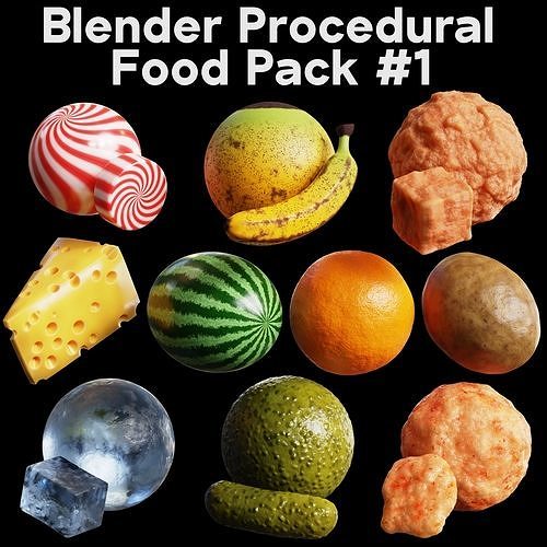 Blender Procedural Food Pack 1 Texture 5