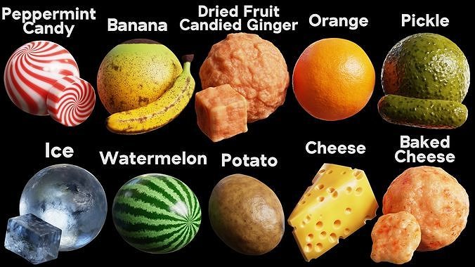 Blender Procedural Food Pack 1 Texture 2