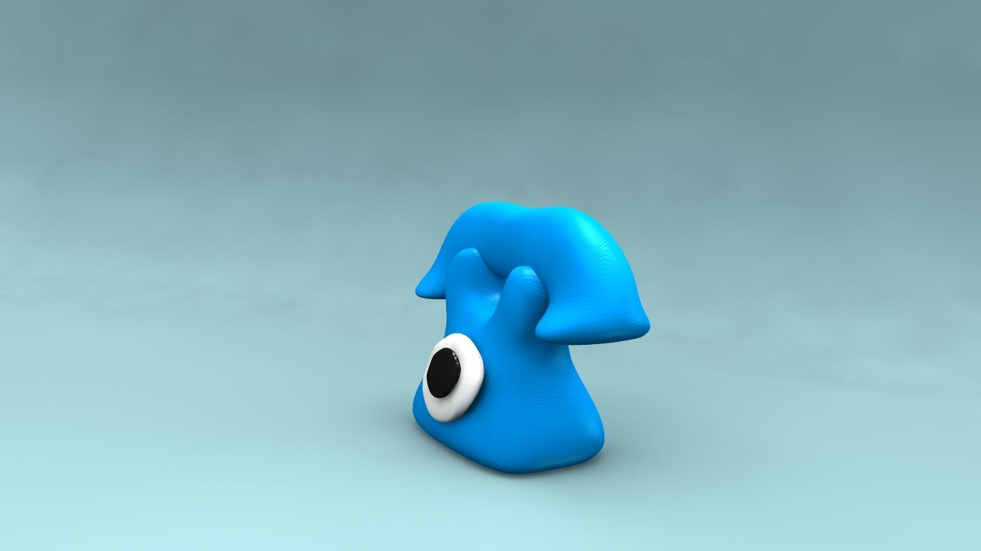 Plasticine phone 3D model_1