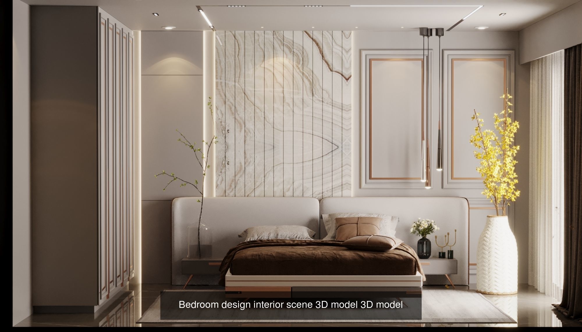 11 bedroom collection 3d model of 3d design _10