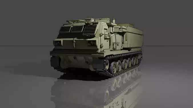 M270 MLRS 3D model - Ready to print 3D print model