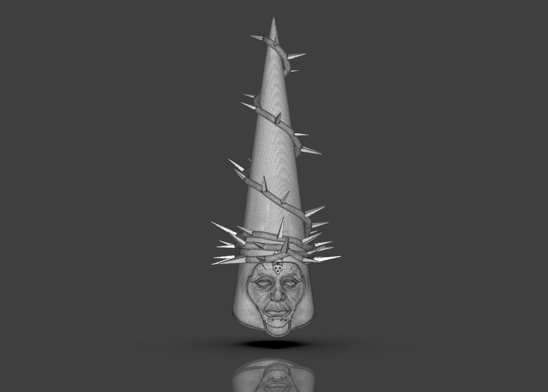 The Penitent One Helmet Blasphemous 3D print model_36