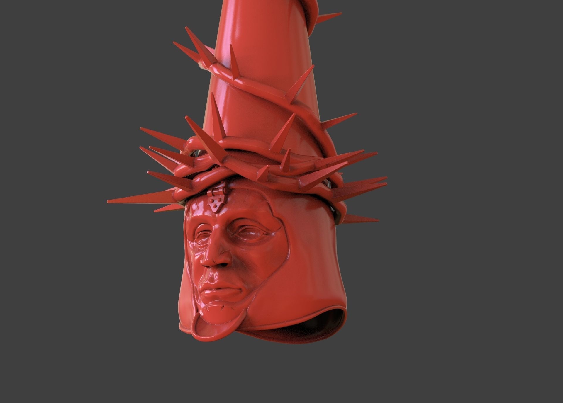 The Penitent One Helmet Blasphemous 3D print model_27