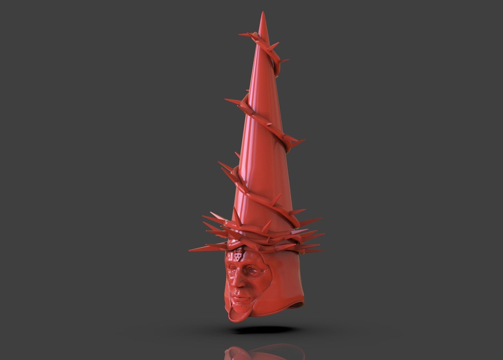 The Penitent One Helmet Blasphemous 3D print model_16