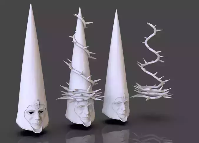 The Penitent One Helmet Blasphemous 3D print model
