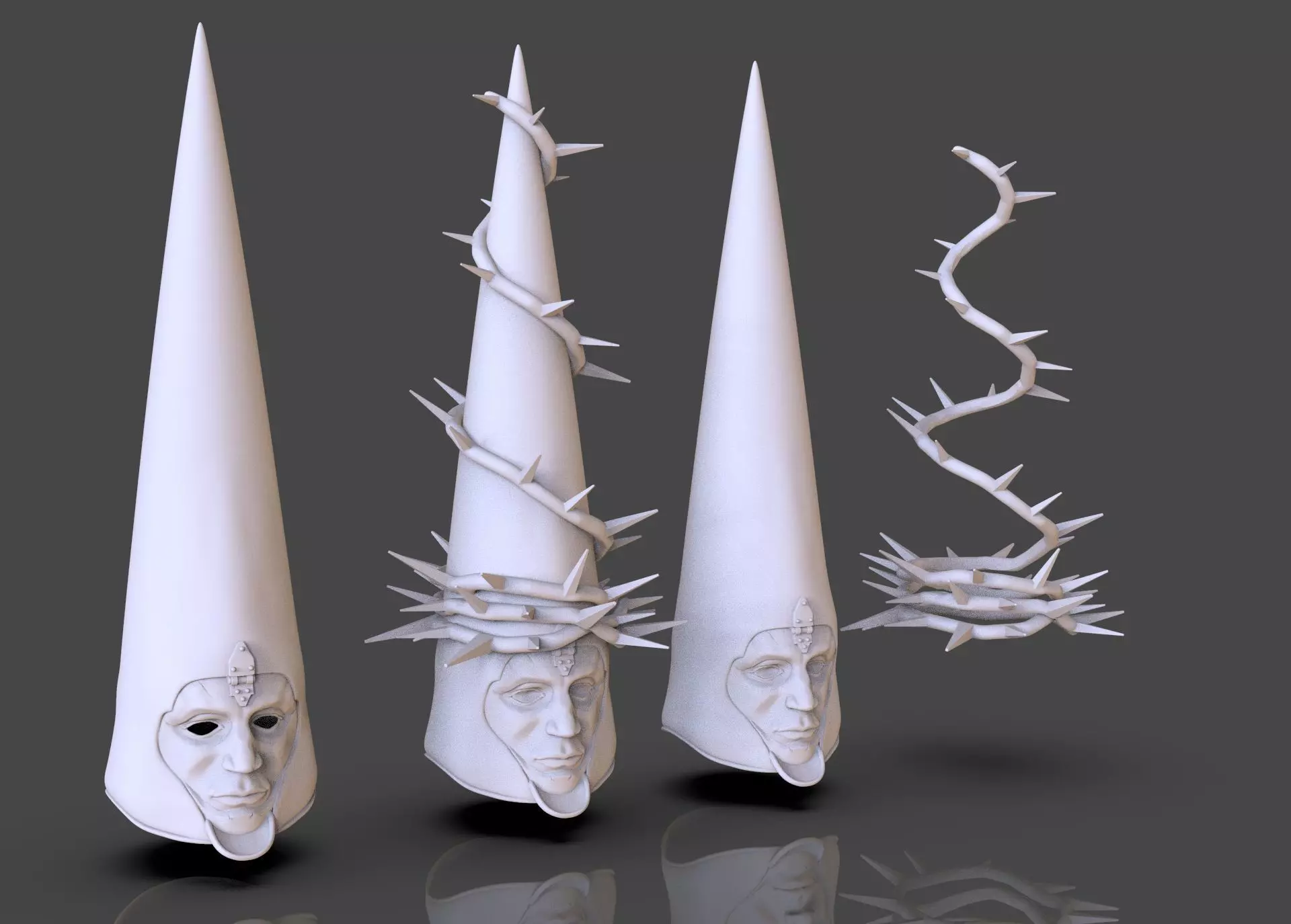 The Penitent One Helmet Blasphemous 3D print model_0