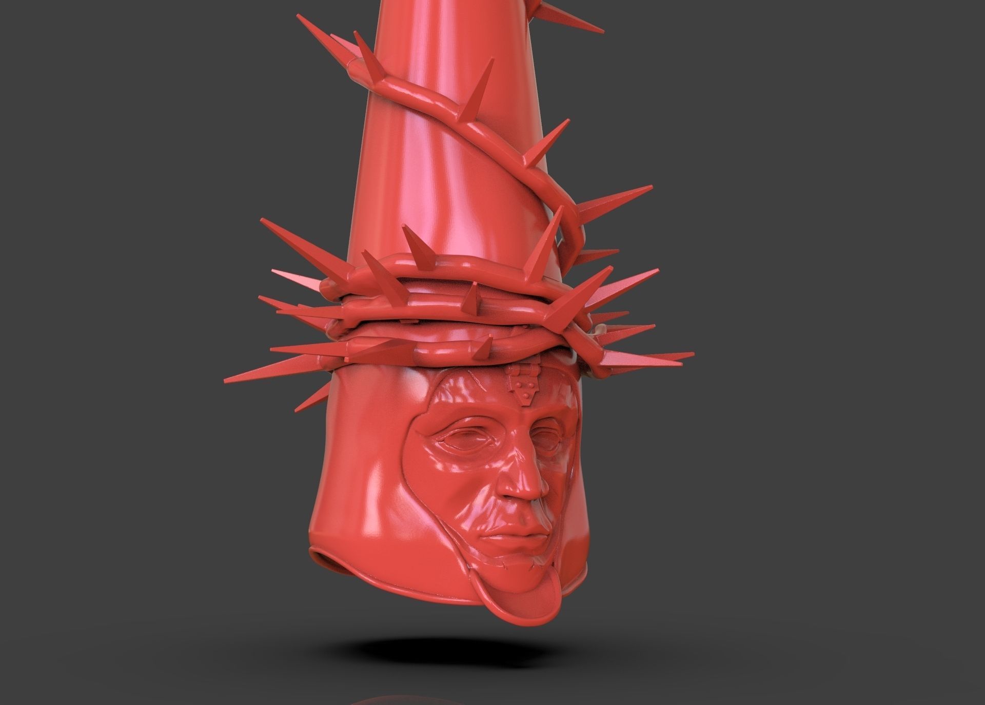 The Penitent One Helmet Blasphemous 3D print model_26