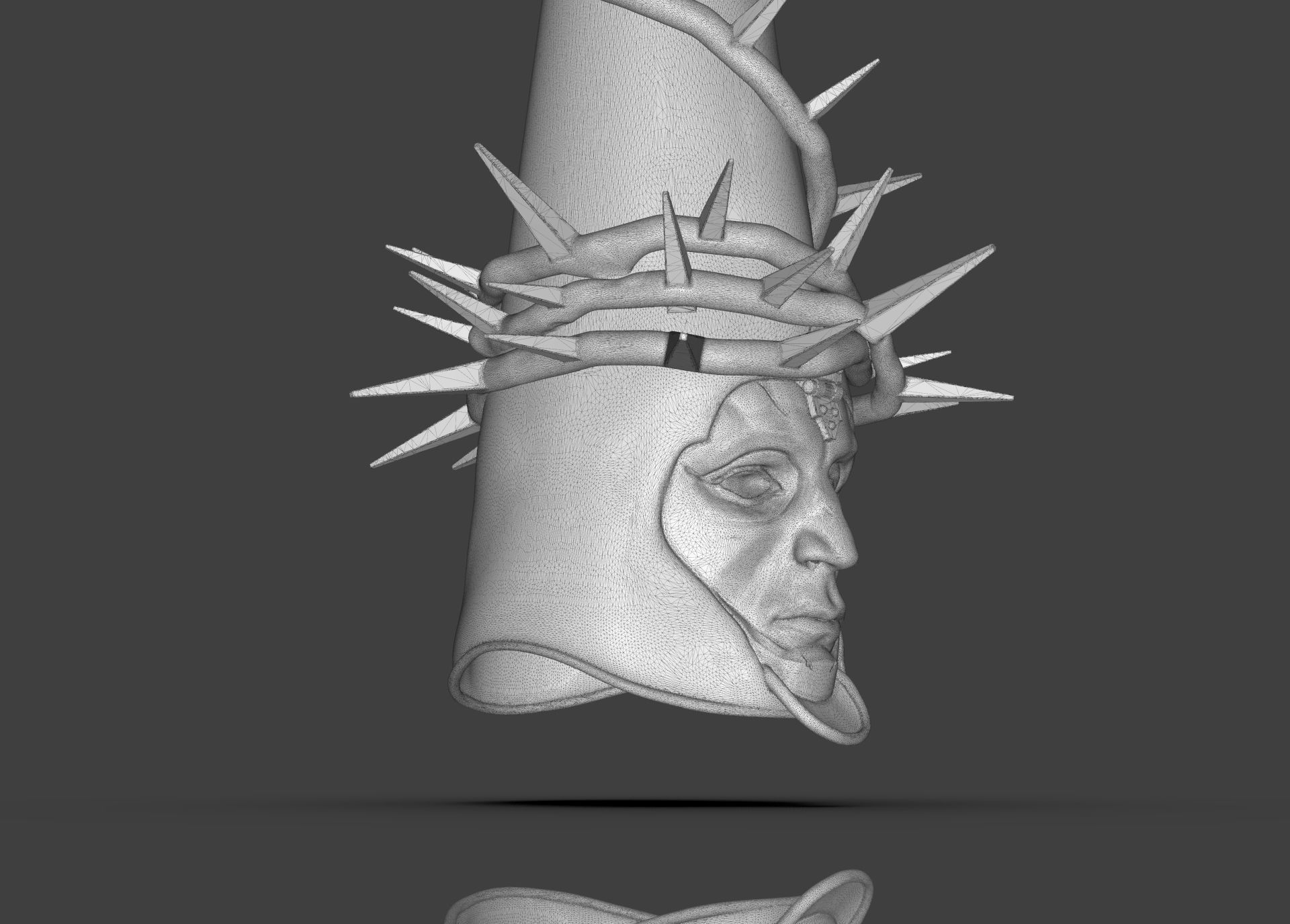The Penitent One Helmet Blasphemous 3D print model_38