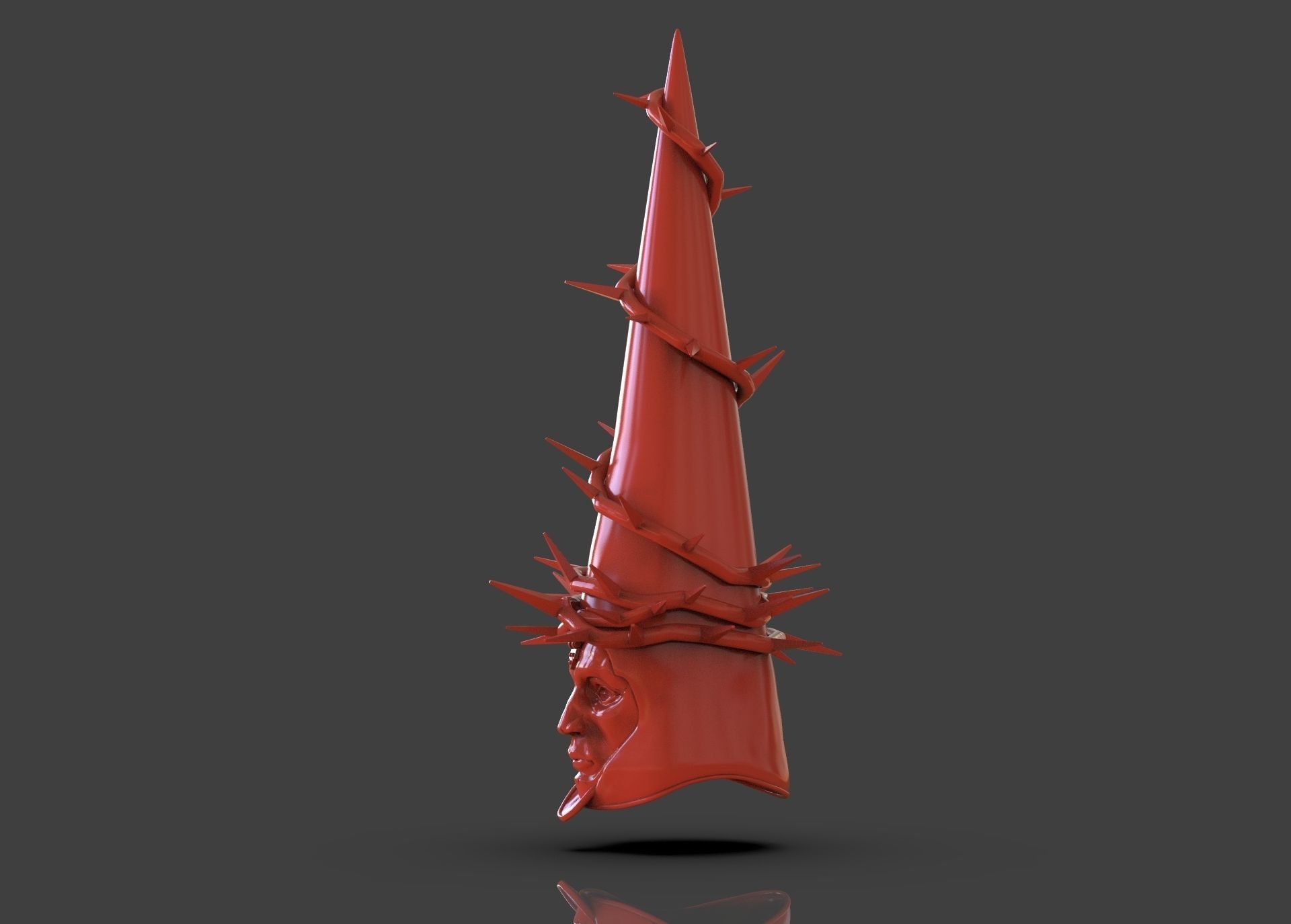 The Penitent One Helmet Blasphemous 3D print model_17