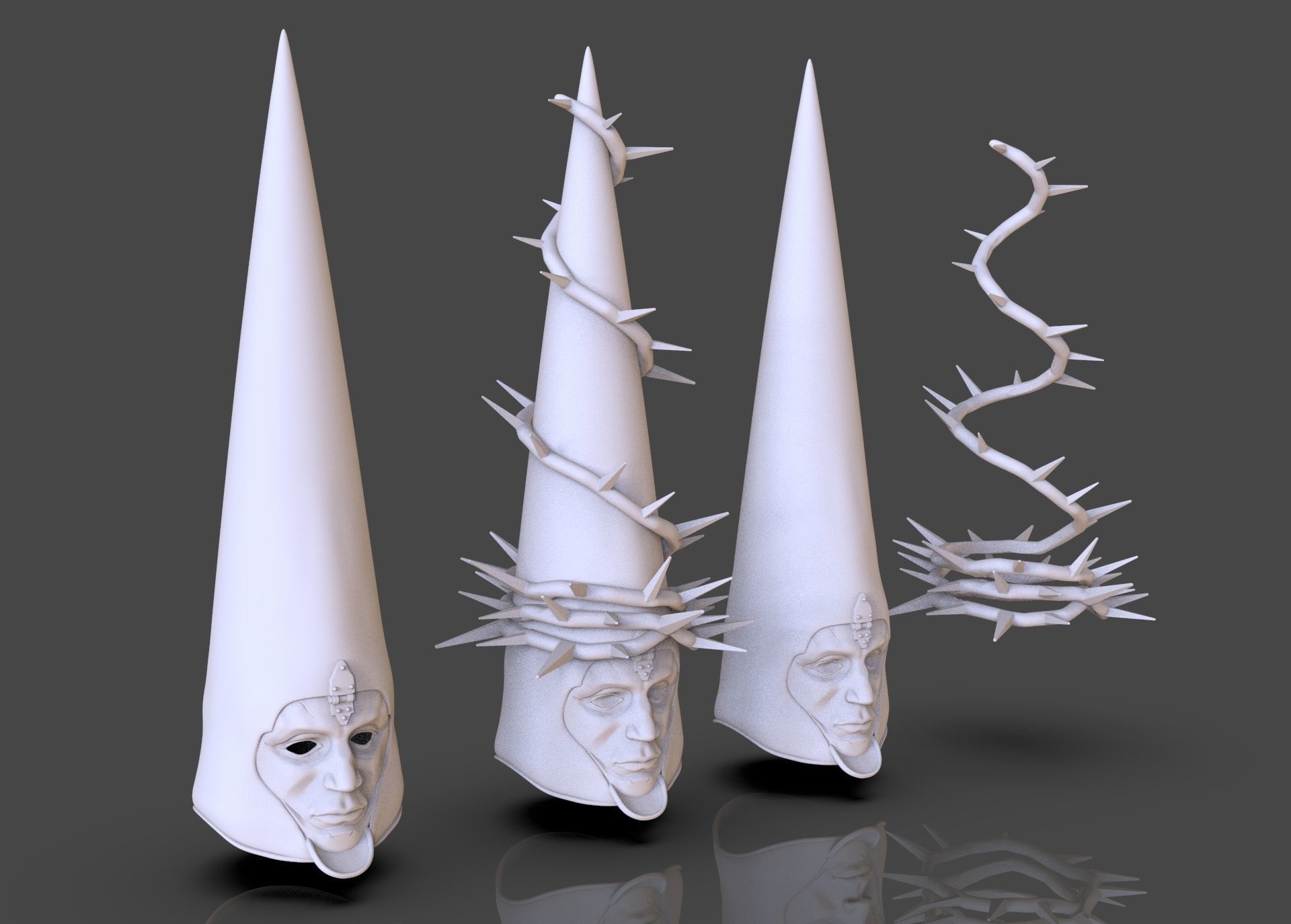 The Penitent One Helmet Blasphemous 3D print model_45