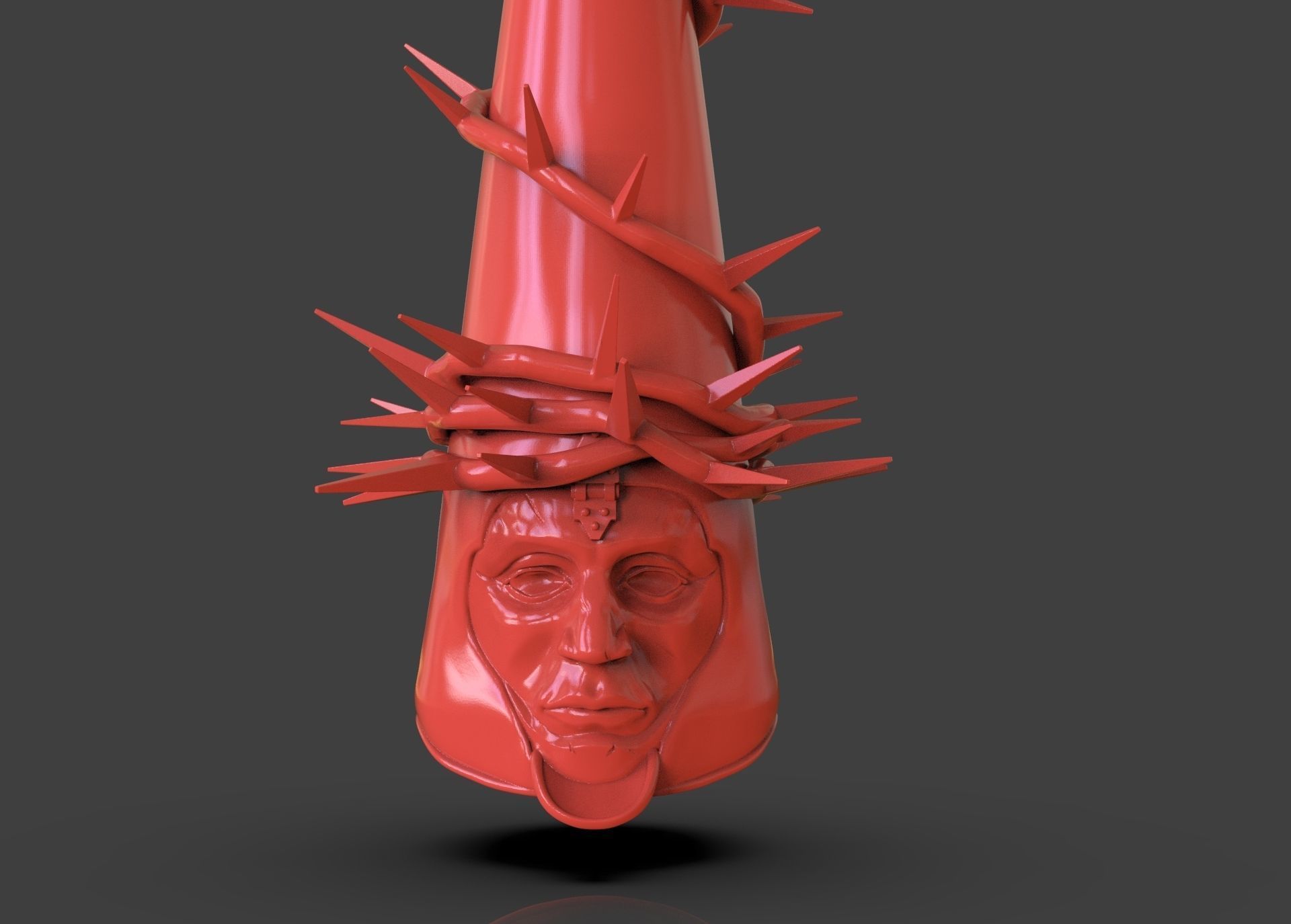 The Penitent One Helmet Blasphemous 3D print model_24