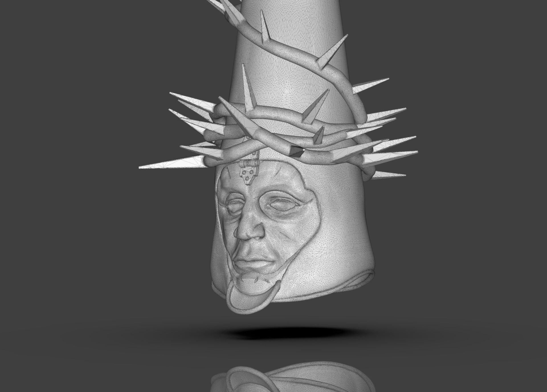 The Penitent One Helmet Blasphemous 3D print model_37