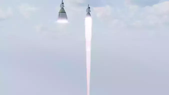 Raptor Engine and Engine Plume Pack