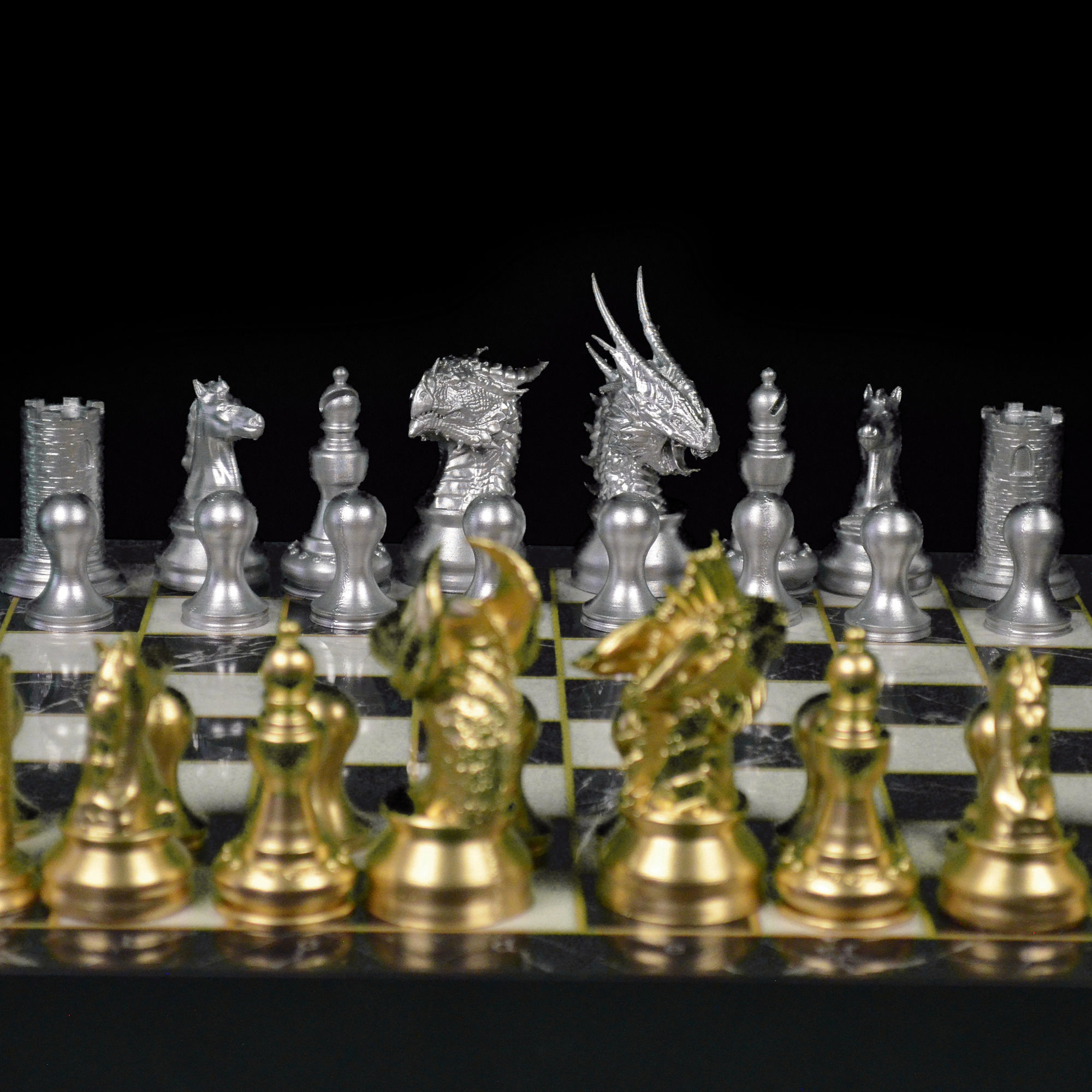 Dragon Chess Set-Dragon Chess Pieces 3D print model_10