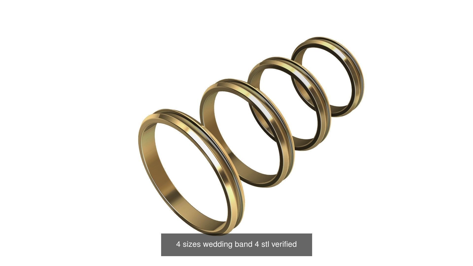 4 sizes wedding bands collection _10