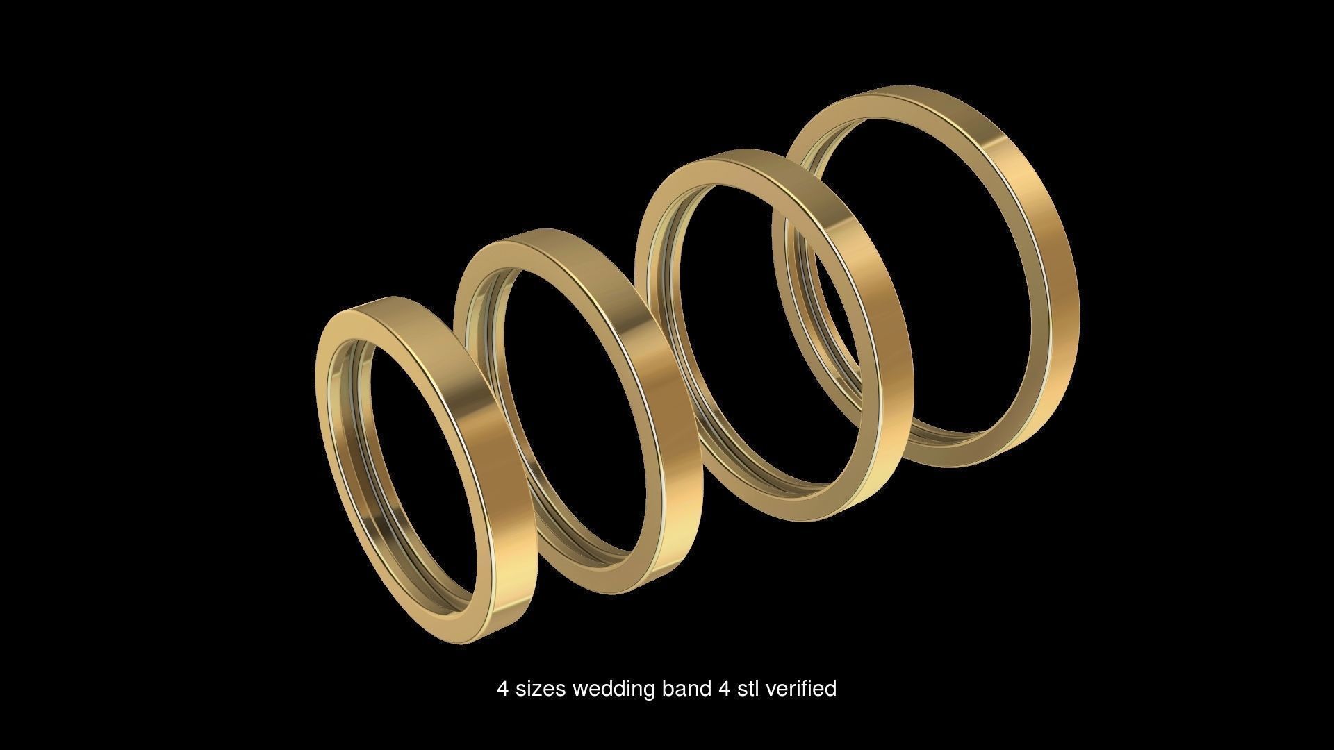 4 sizes wedding bands collection _7
