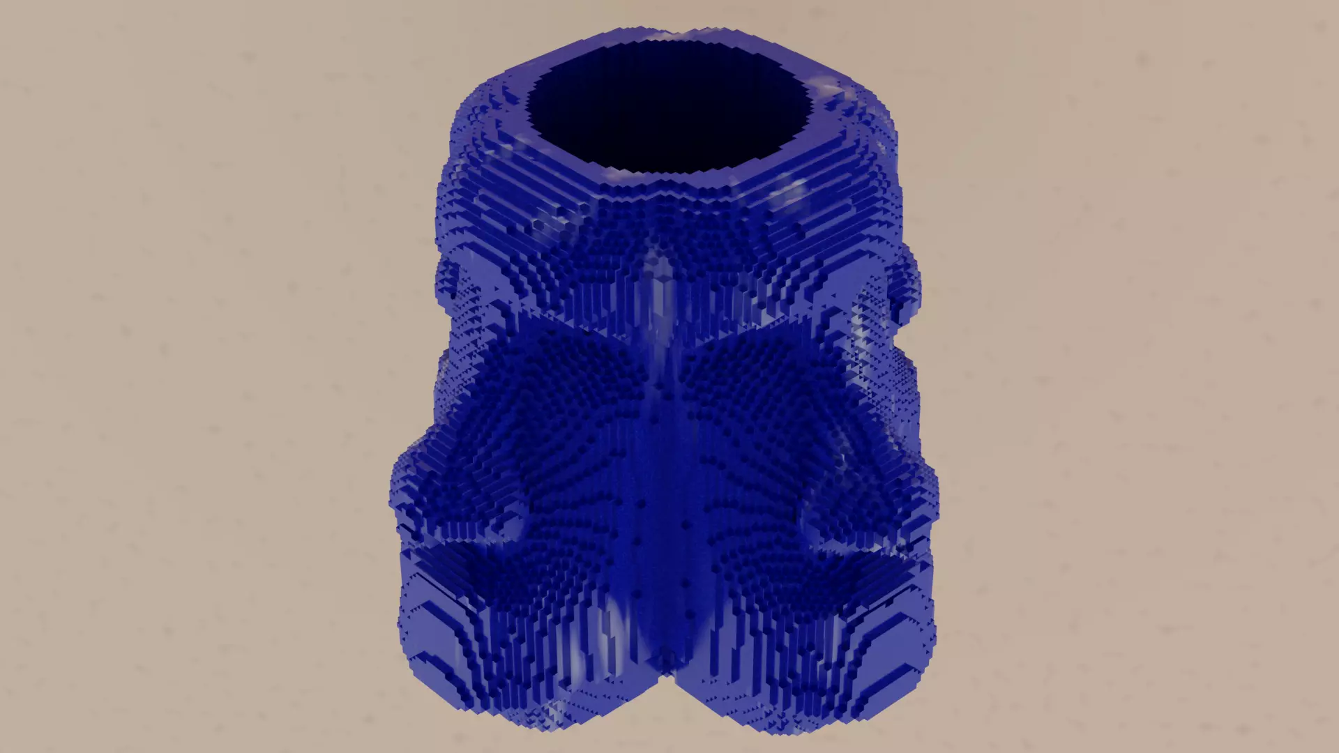 Moai Statue Pencil Holder 3D print model