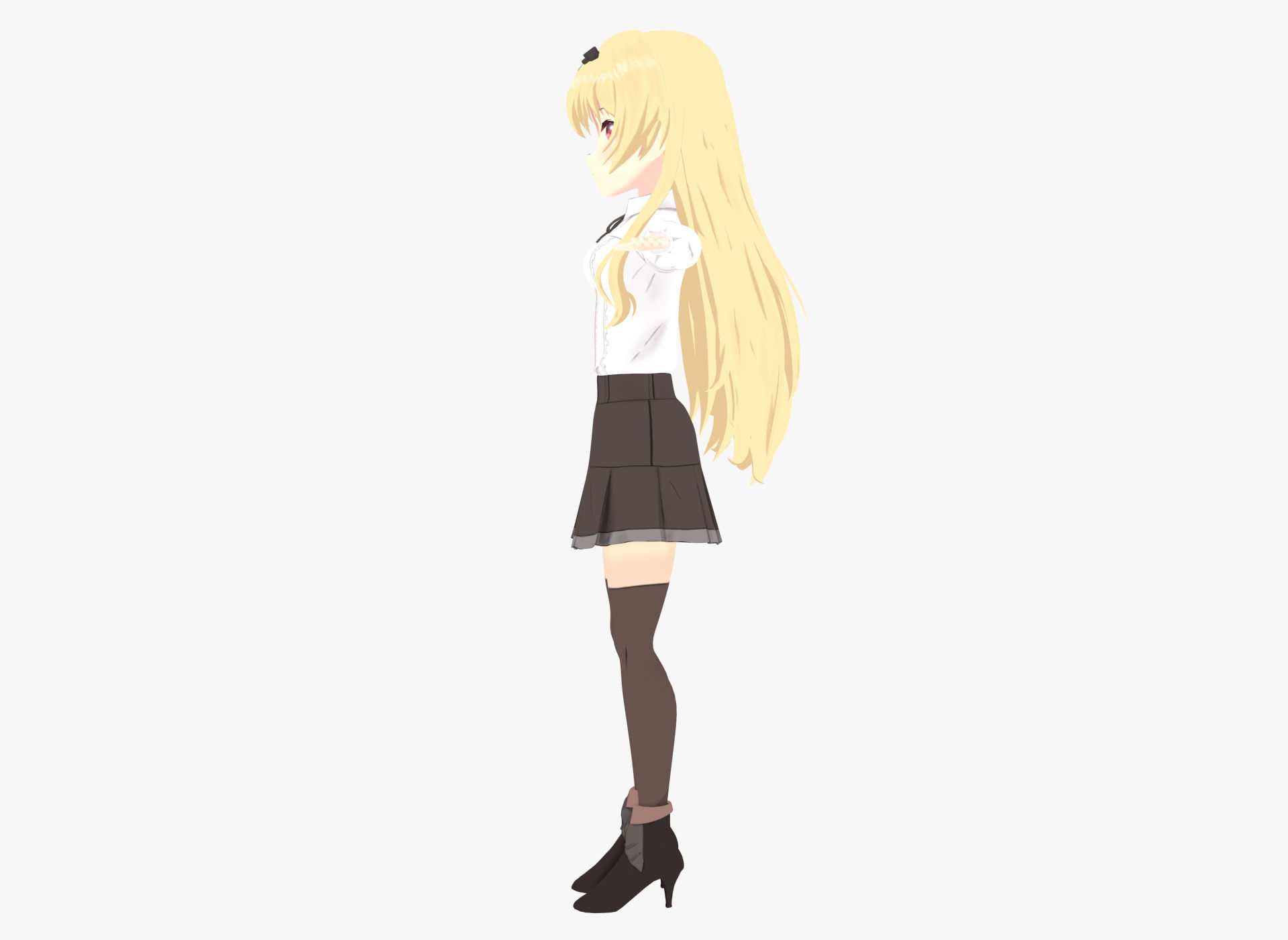 Yue - Arifureta Low-poly 3D model_9