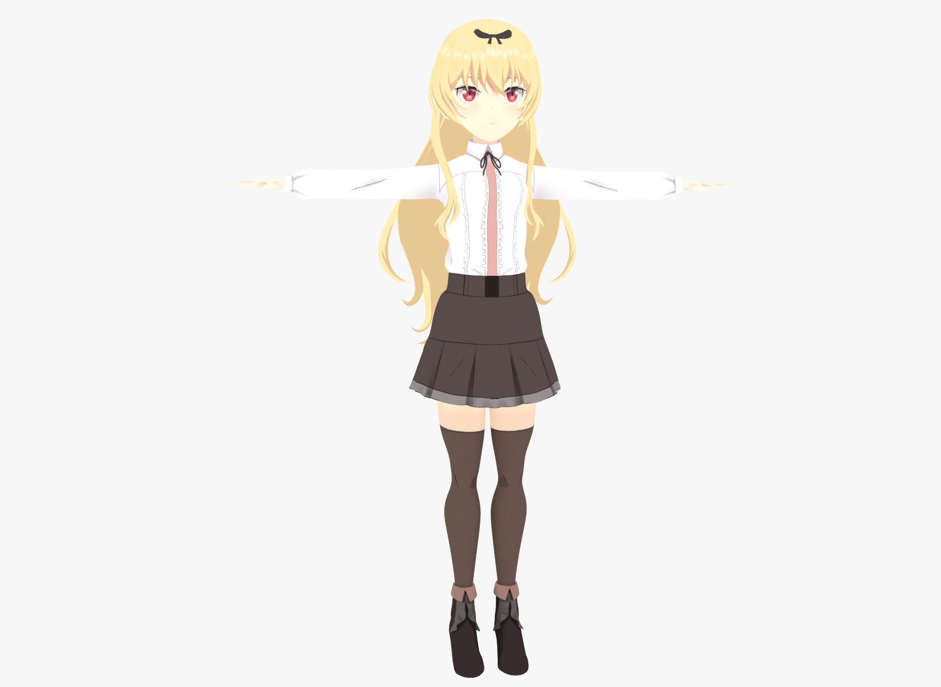 Yue - Arifureta Low-poly 3D model_3
