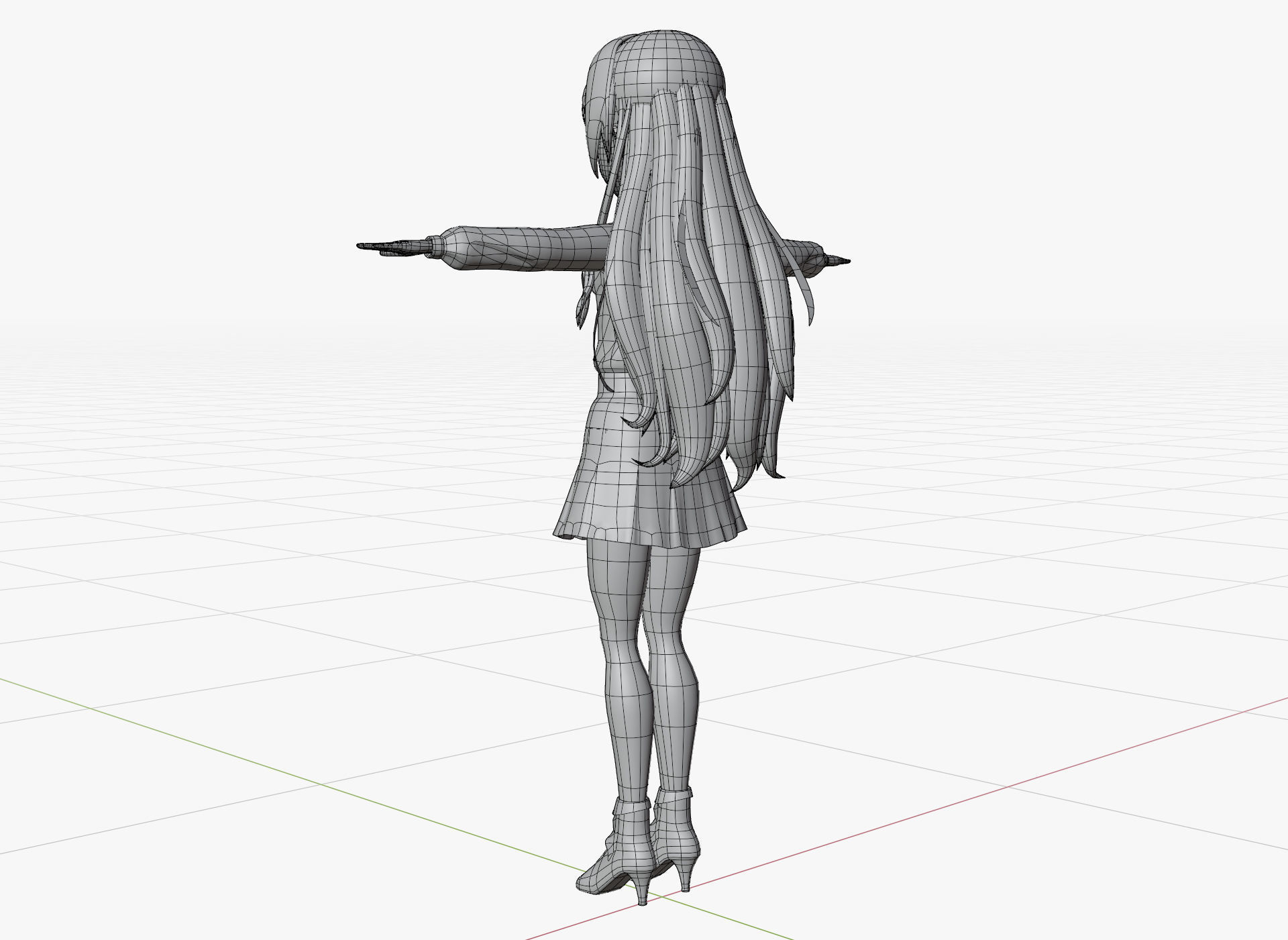 Yue - Arifureta Low-poly 3D model_13