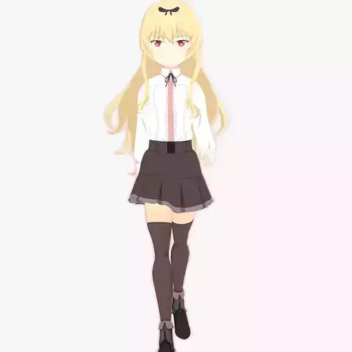Yue - Arifureta Low-poly 3D model Yue - Arifureta Low-poly 3D model