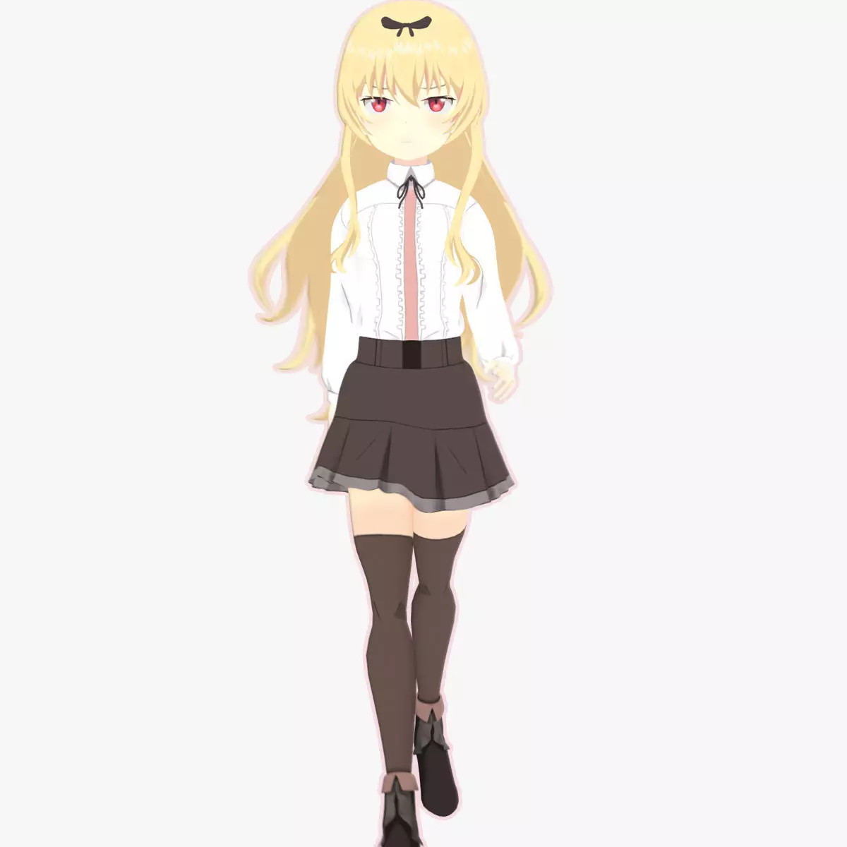 Yue - Arifureta Low-poly 3D model_0