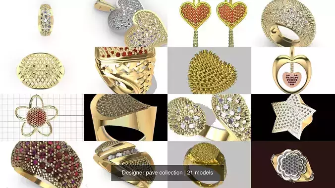 Designer pave collection 