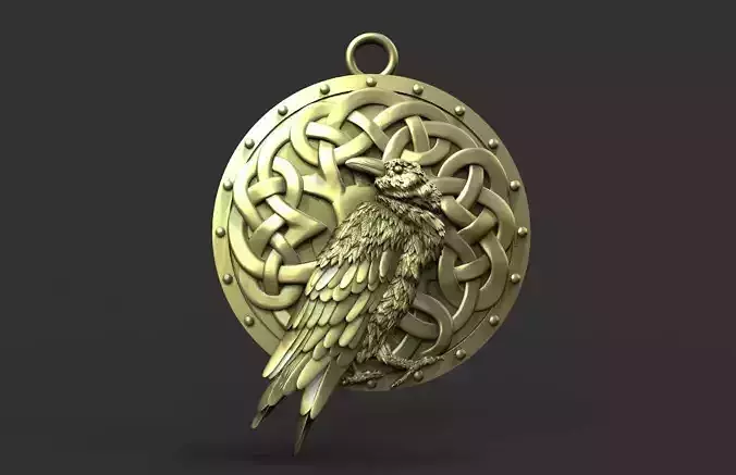 Crow pendant