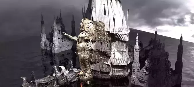 Ocean Cyberpunk Sea City 5 Kit bash