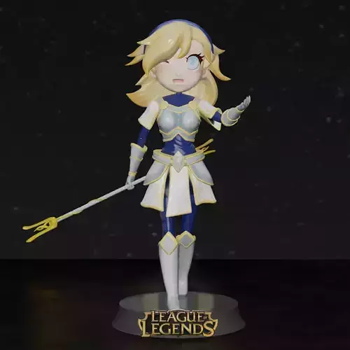 Lux chibi - League of legends 3D print model