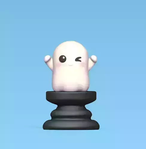 Halloween Chess - Ghost 3D print model