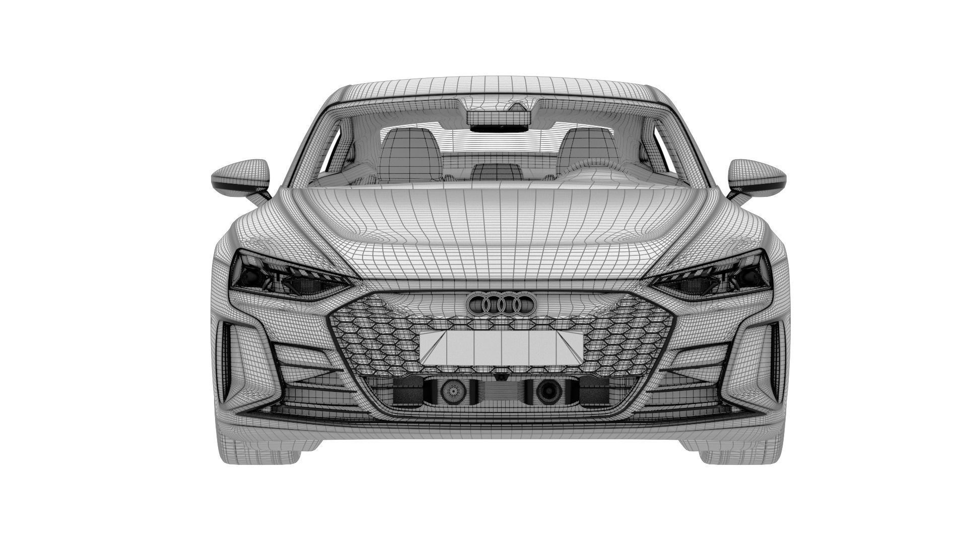 Audi RS e-tron gt 3D model_14