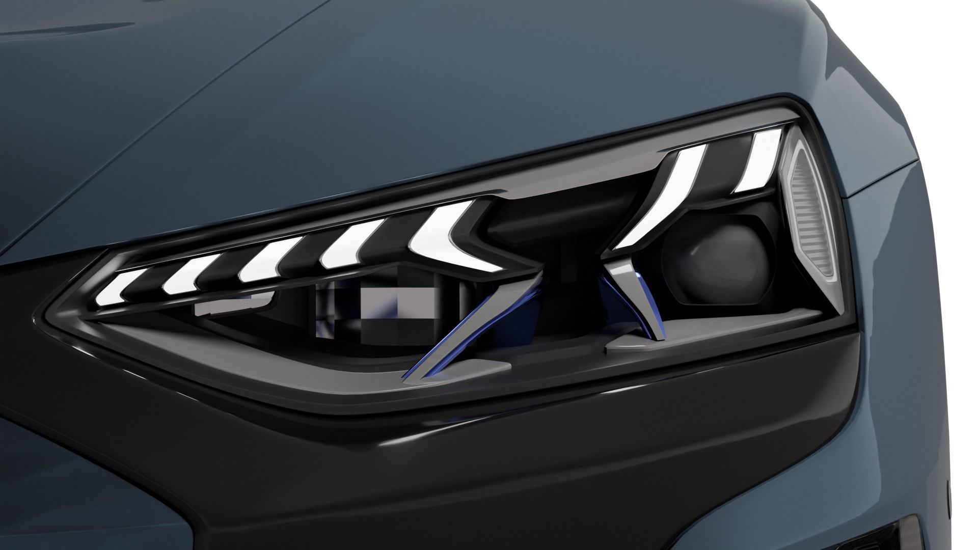 Audi RS e-tron gt 3D model_7