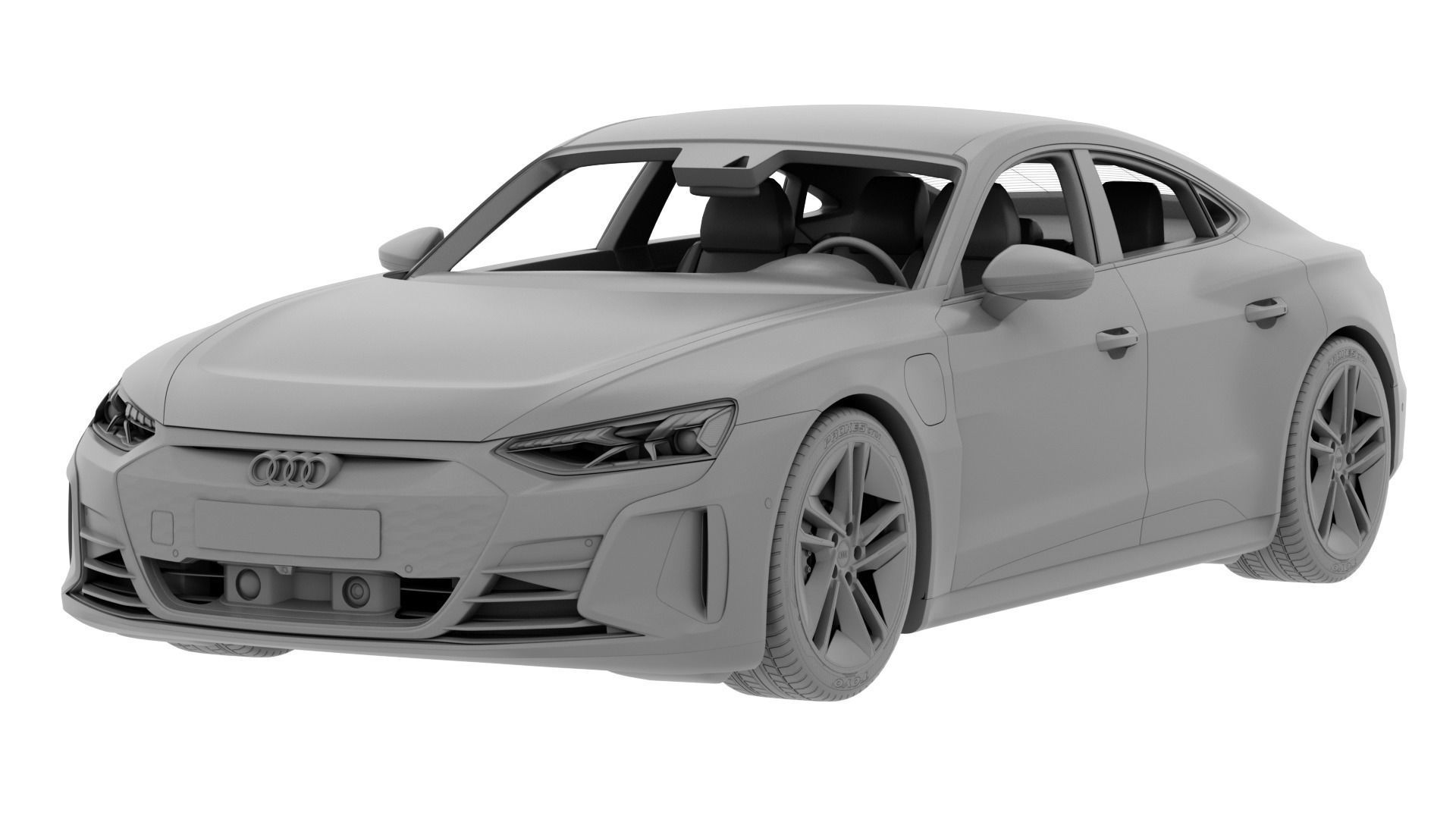 Audi RS e-tron gt 3D model_9