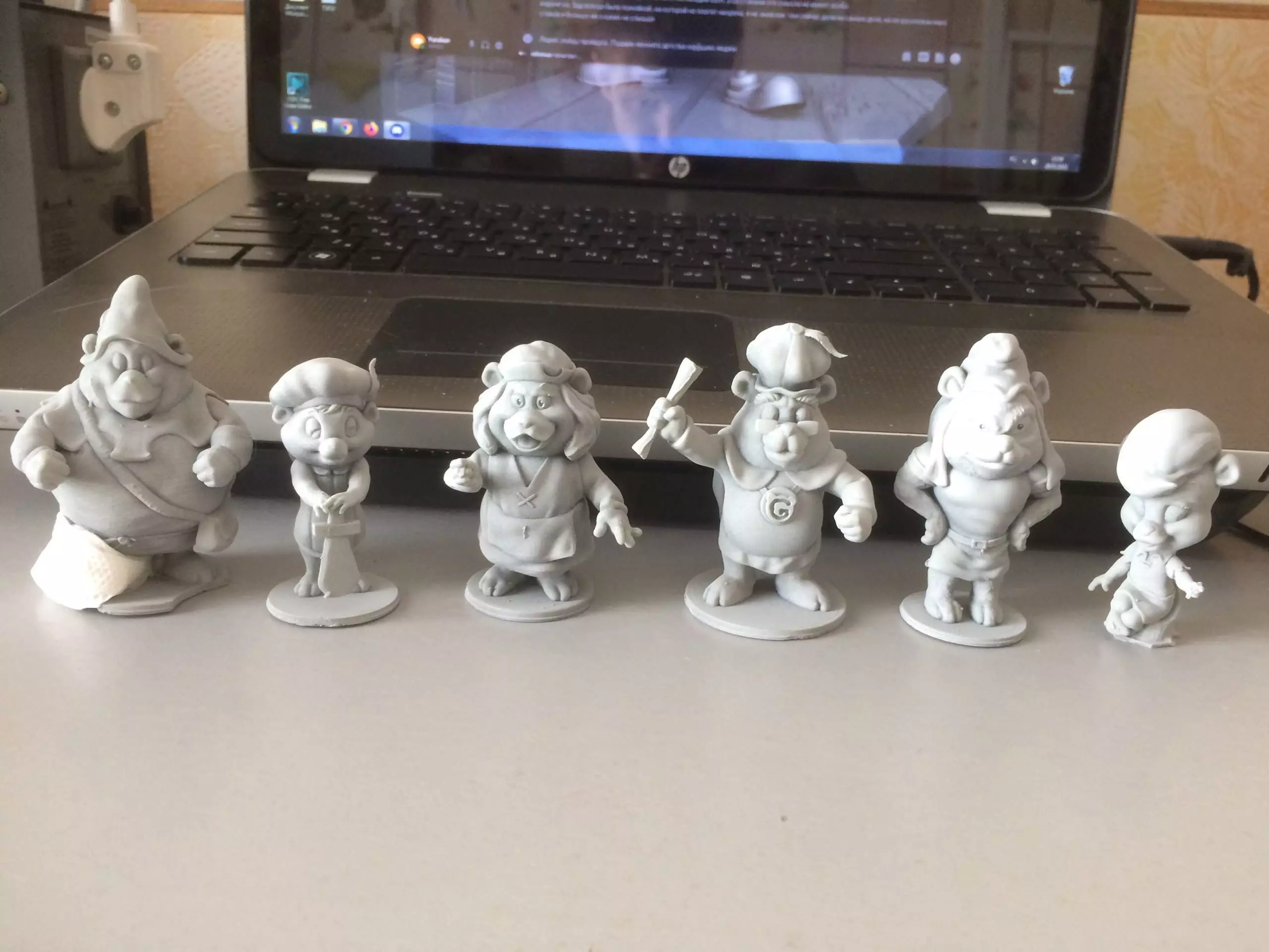 Adventures of the GUMMI BEARS  set for 3d print very cheap 3D print model_0