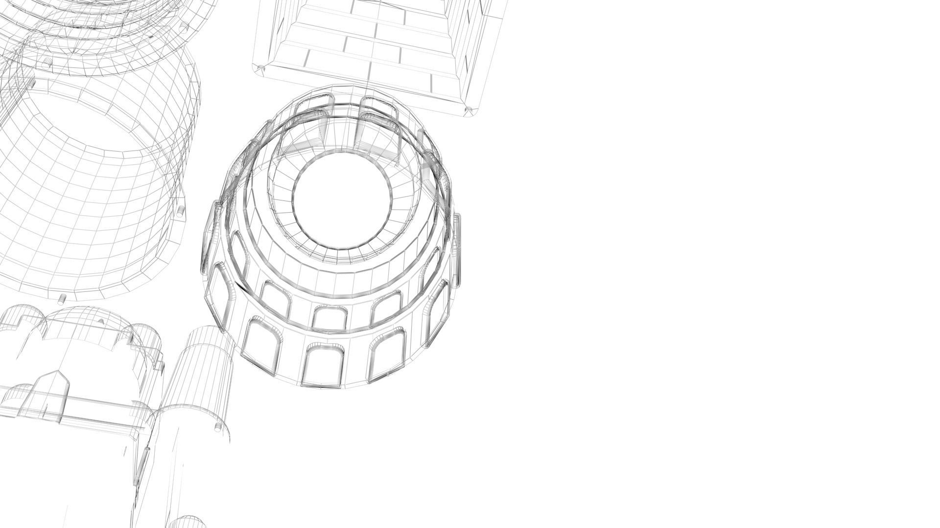 Kinetic Sand Castle Molds Set 3D print model_29