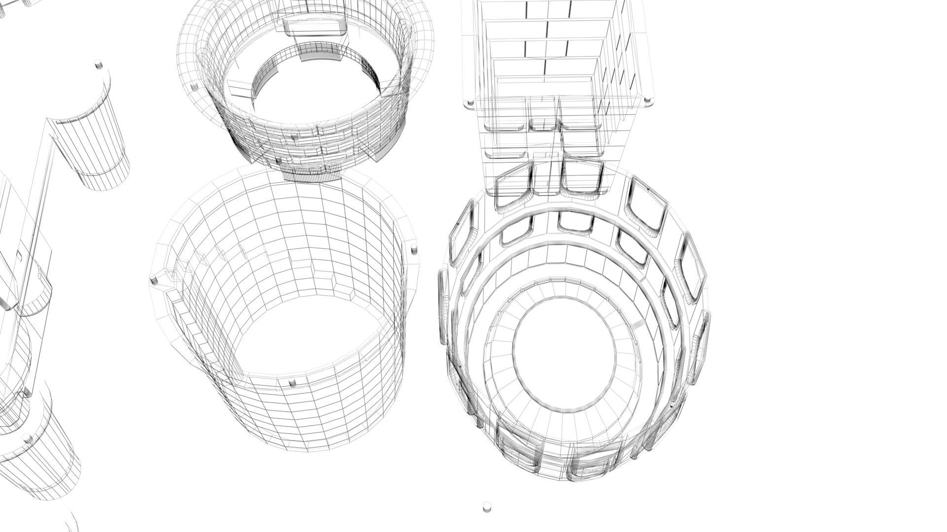 Kinetic Sand Castle Molds Set 3D print model_22