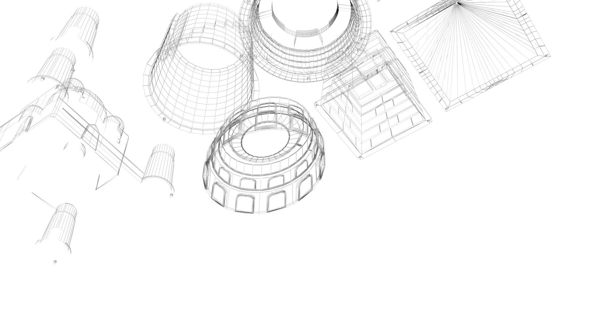 Kinetic Sand Castle Molds Set 3D print model_21