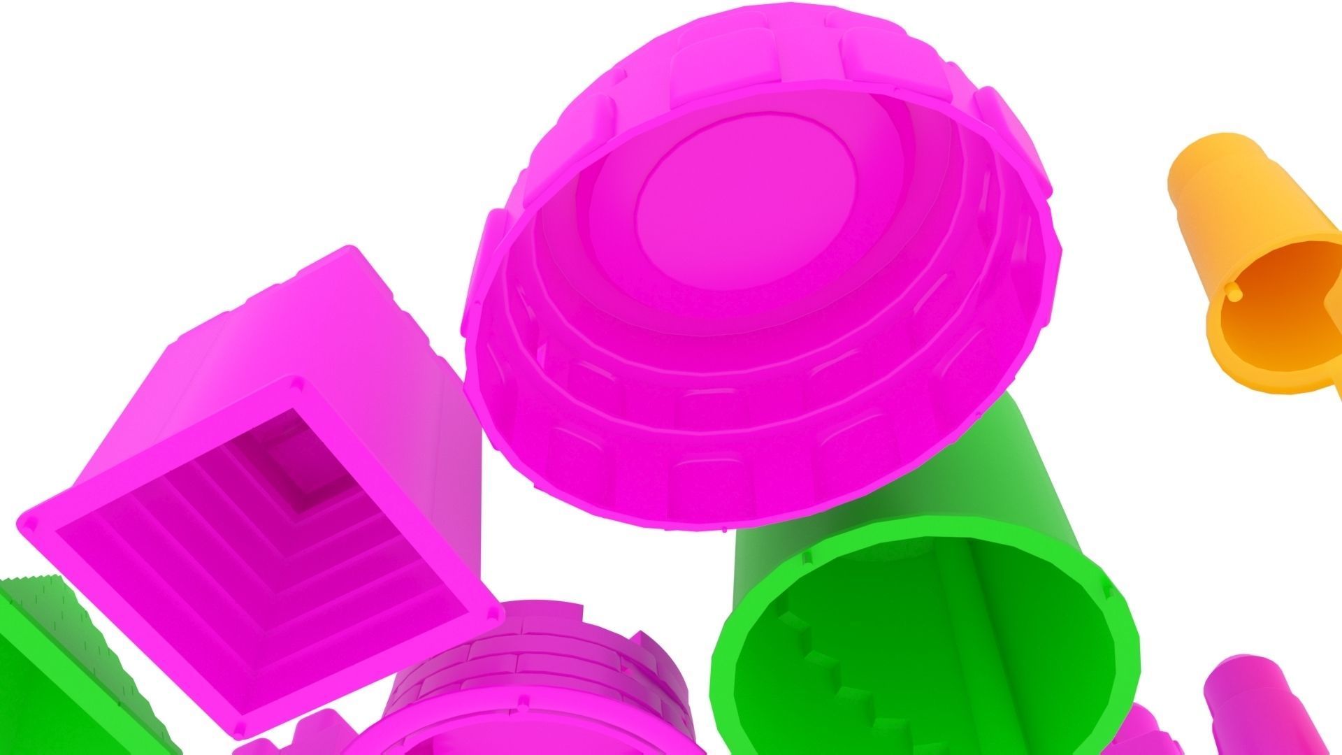 Kinetic Sand Castle Molds Set 3D print model_10