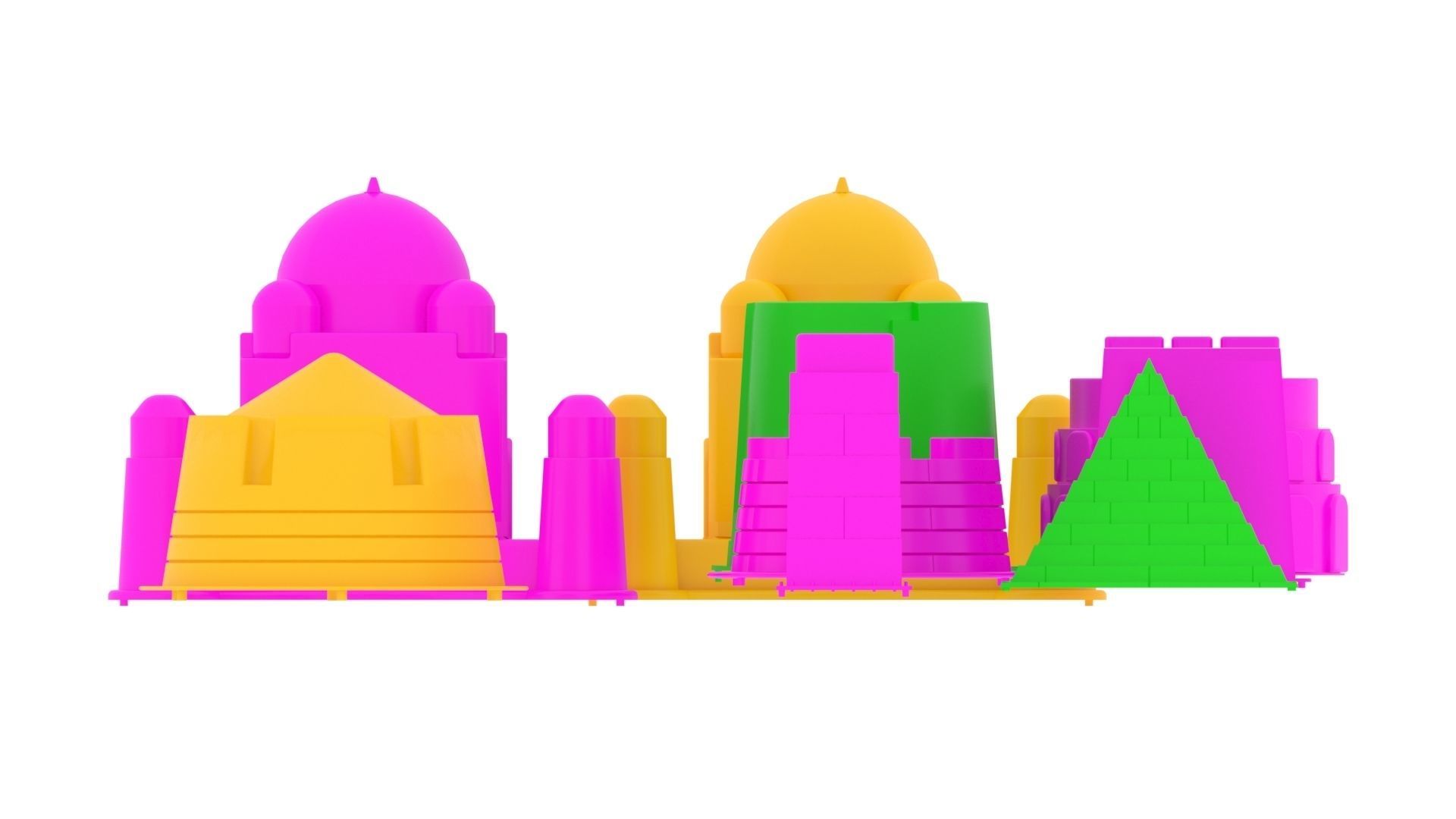 Kinetic Sand Castle Molds Set 3D print model_14