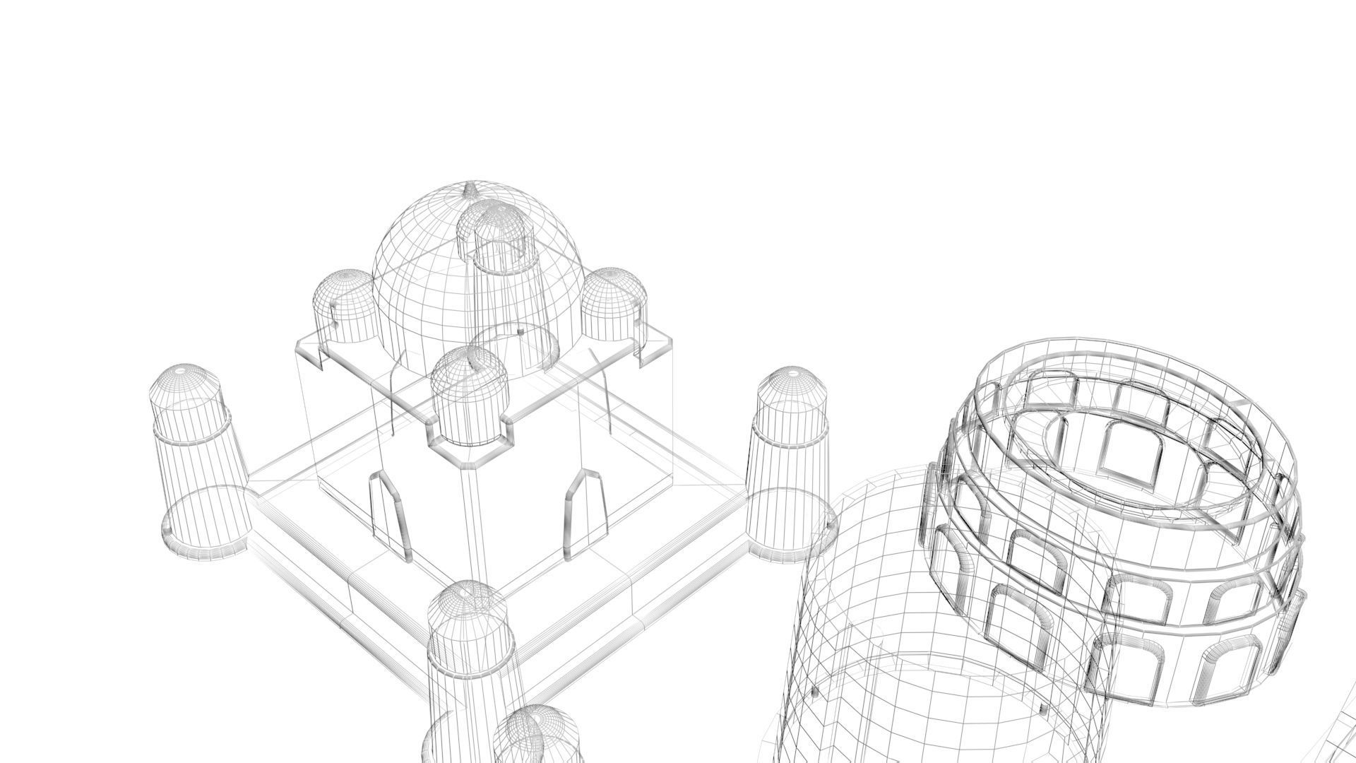 Kinetic Sand Castle Molds Set 3D print model_27