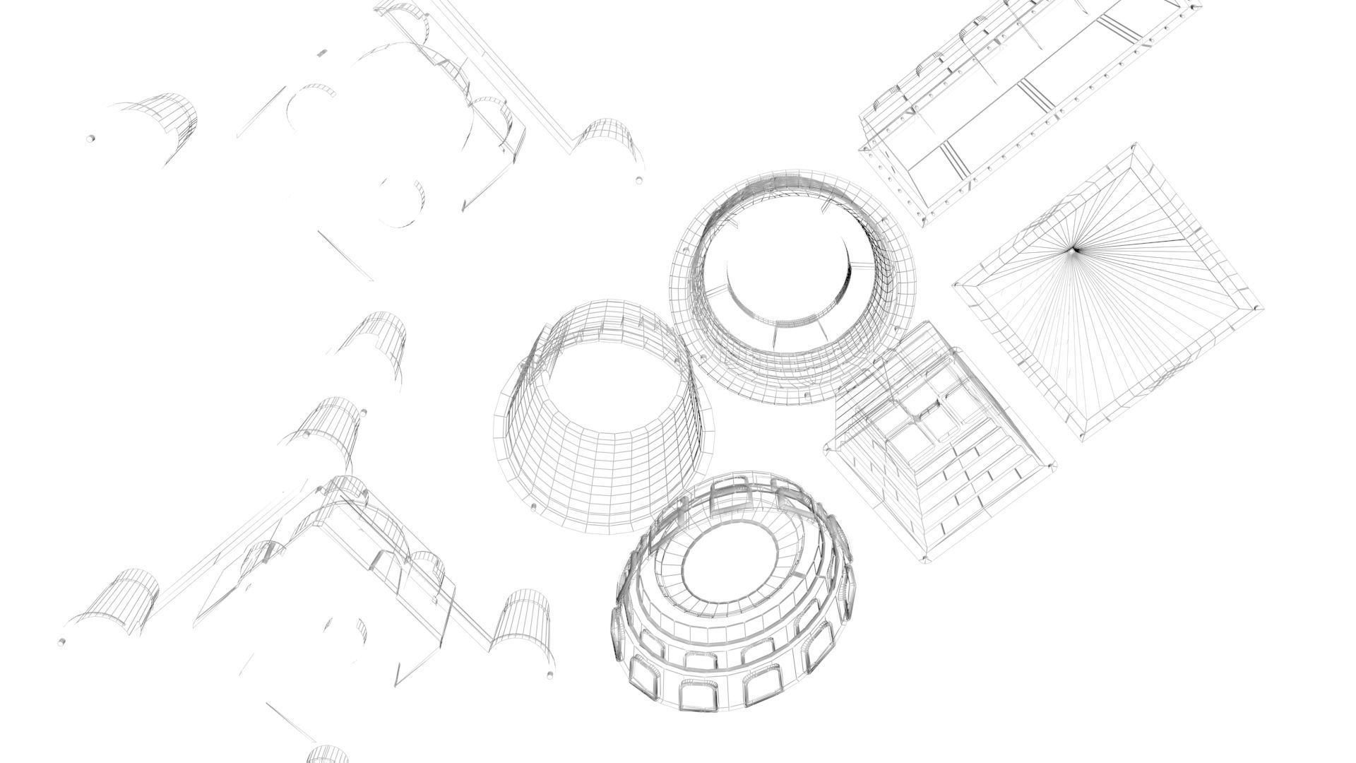 Kinetic Sand Castle Molds Set 3D print model_18