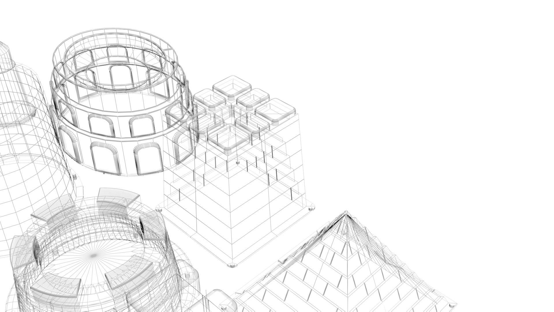 Kinetic Sand Castle Molds Set 3D print model_25