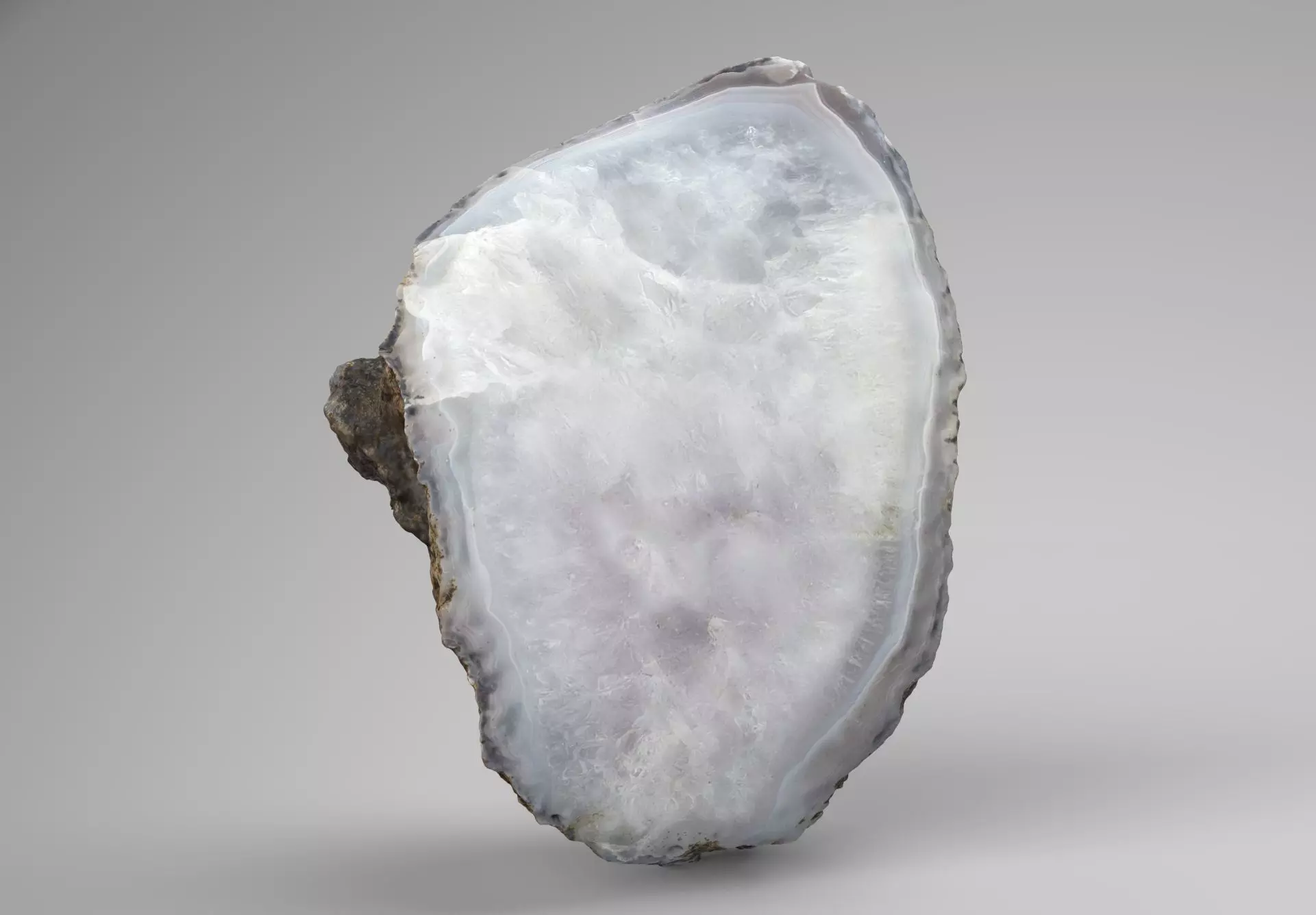 Agate gemstone Low-poly 3D model_0