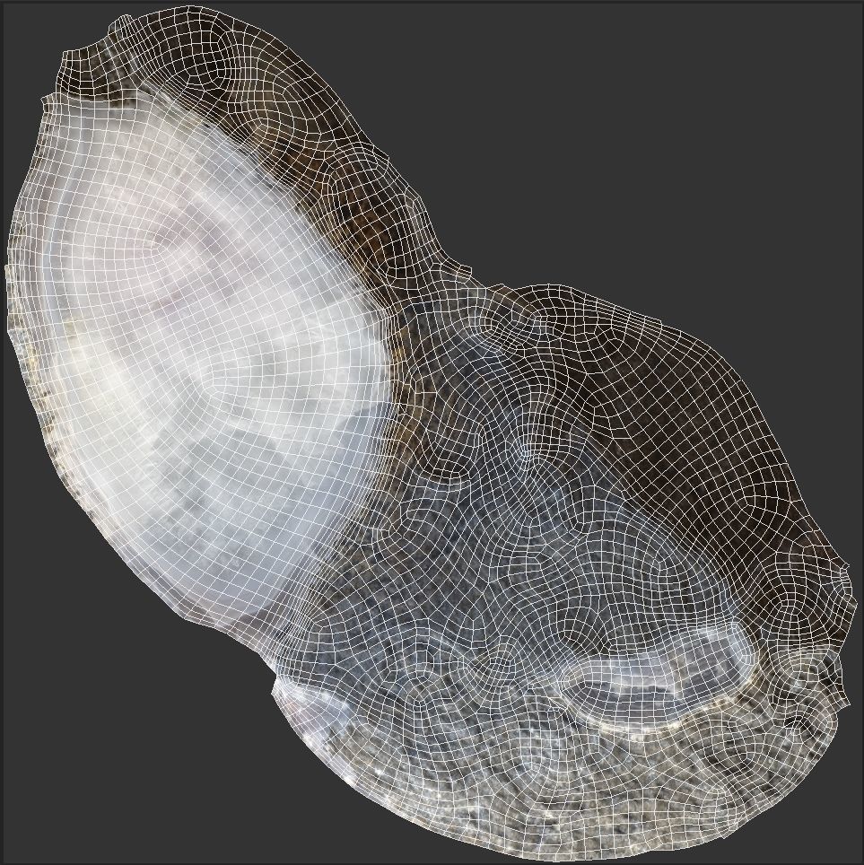 Agate gemstone Low-poly 3D model_7