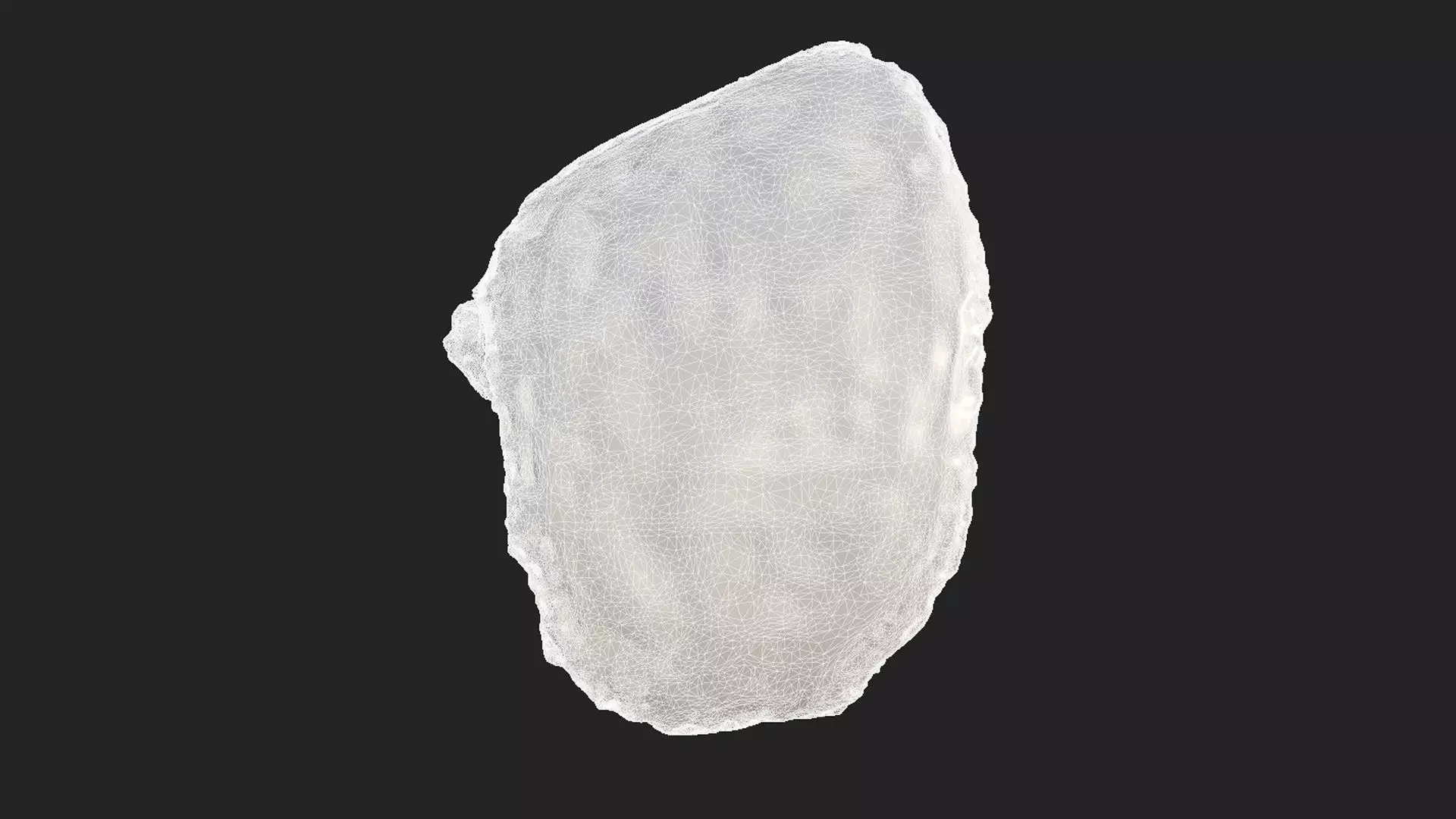 Agate gemstone Low-poly 3D model_8