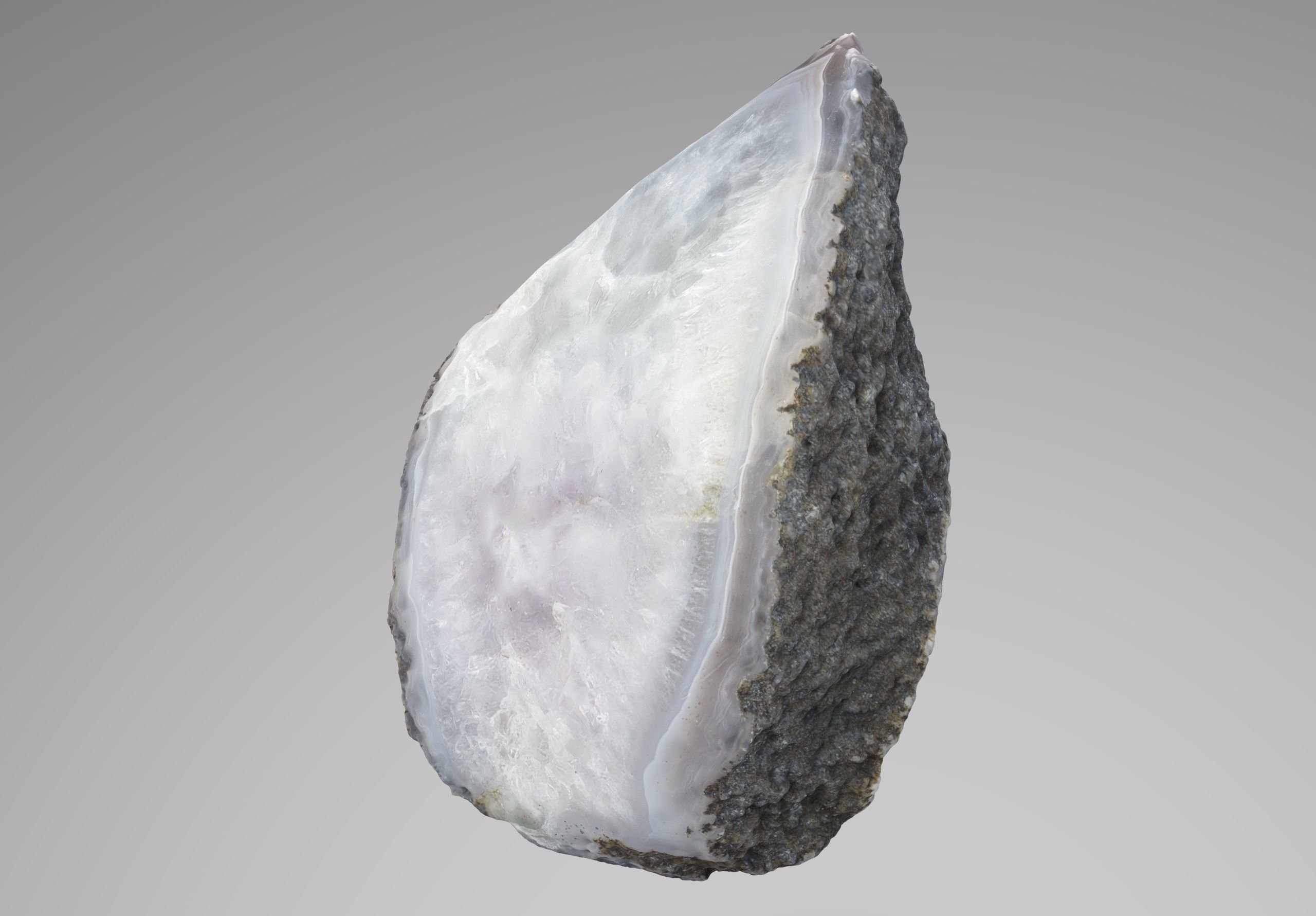 Agate gemstone Low-poly 3D model_3