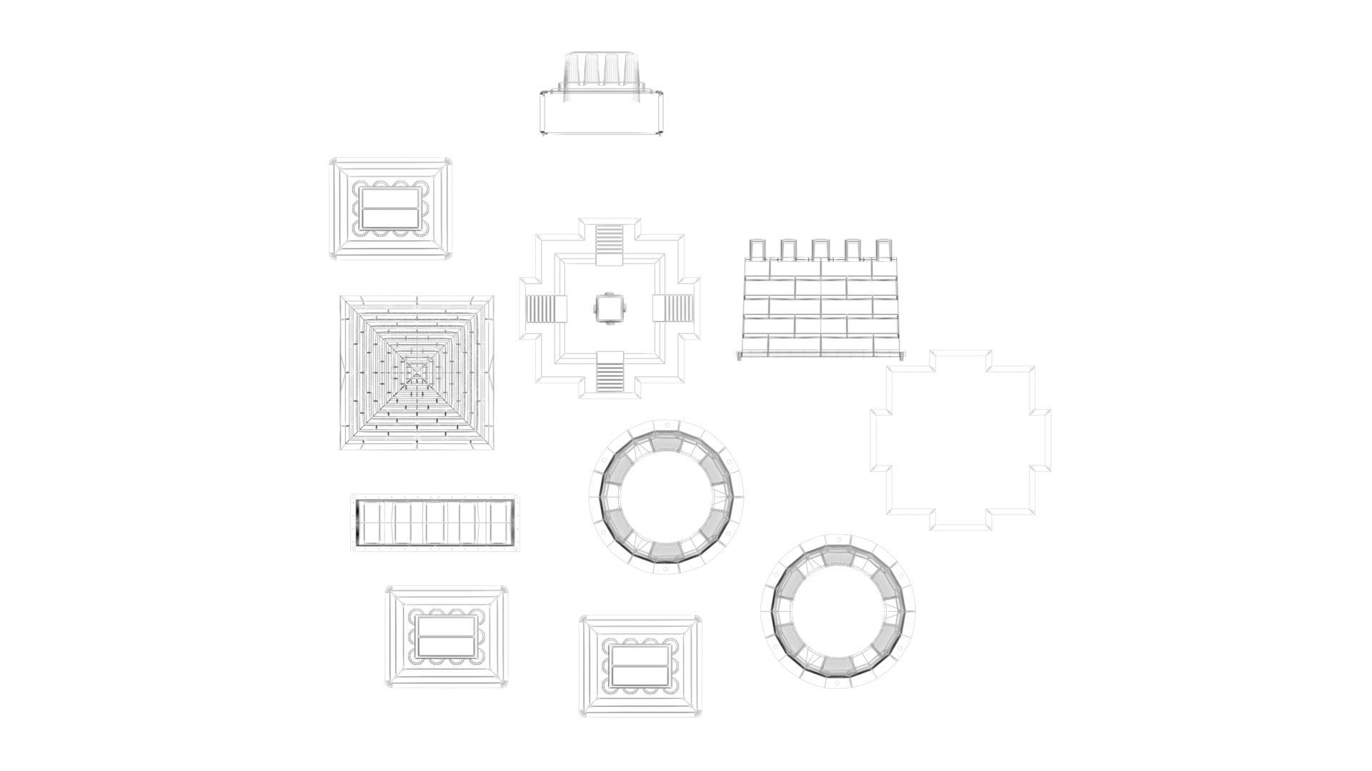 Kinetic Sand Molds Set 3D print model_18