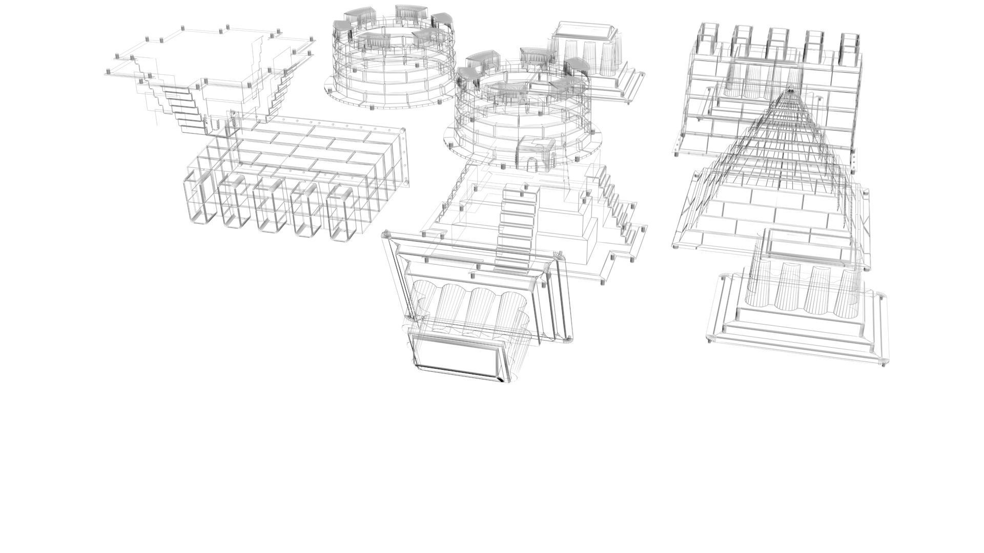 Kinetic Sand Molds Set 3D print model_21